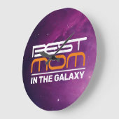 最高のMOM In the銀河系アクリル壁時計 ラージ壁時計 (傾斜)