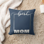 最高のMOM Kids Photo Mother's Day クッション (ブランケット)