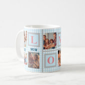 最高のMOM LOVE カスタム  コーヒーマグカップ (正面左)