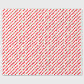 最高のMom Red on White Wrap紙 ラッピングペーパー (フラット)