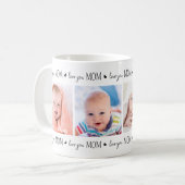 最高のMOMMY Everカスタム 2 Photo Cute Mother's Day コーヒーマグカップ (正面左)