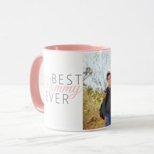 最高のMommy Ever写真 マグカップ (正面左)