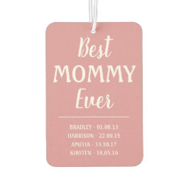最高のMommy Ever Photo Collage カーエアーフレッシュナー