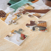 最高のMommy Ever Photo Collage Mother's Day Gift ジグソーパズル (側面)