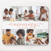 最高のMommy Ever Photo Collage Mother's Day Gift マウスパッド (正面)