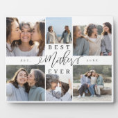 最高のMother Ever Script Photo Collage Keepsake フォトプラーク (正面)