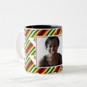 最高のMUM撮パーソナライズされた影 ツートーンマグカップ (正面左)