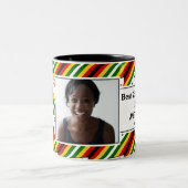 最高のMUM撮パーソナライズされた影 ツートーンマグカップ (中央)