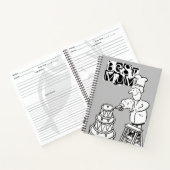 最高のMum Cake Maker飾の巨大ケーキノート ノートブック (内部)