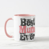 最高のMum Ever In Pink - Two-Tone Coffee Mug マグカップ (左)