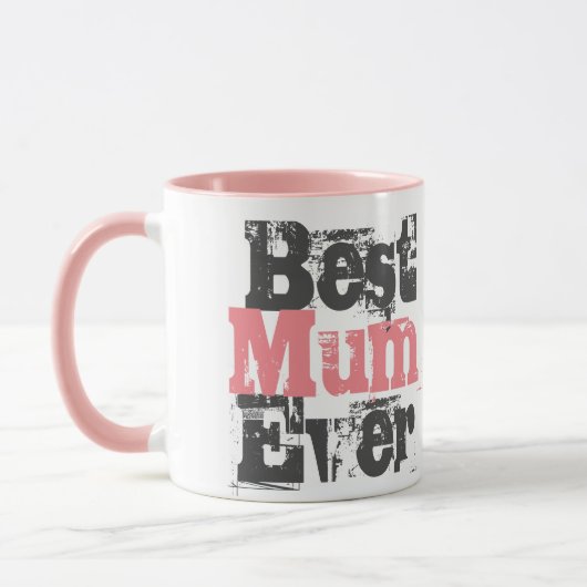 最高のMum Ever In Pink - Two-Tone Coffee Mug マグカップ (左)