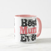 最高のMum Ever In Pink - Two-Tone Coffee Mug マグカップ (正面右)