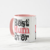最高のMum Ever In Pink - Two-Tone Coffee Mug マグカップ (正面左)