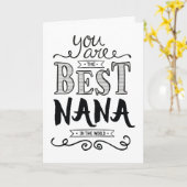 最高のNANAインザワールド誕生日カード カード (黄色い花)