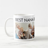 最高のNana Everカスタムパーソナライズされた Family Photo コーヒーマグカップ (左)