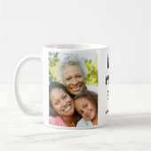 最高のNana Everパーソナライズされた Mothers Day写真 コーヒーマグカップ (左)