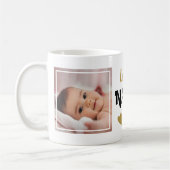 最高のNana Ever 2 Photo Black and金ゴールド・コーヒー・マグ コーヒーマグカップ (左)