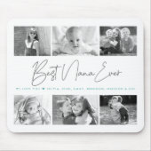 最高のNana Ever Scriptモダン 6フォトコラージュシック マウスパッド (正面)