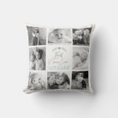 最高のNana Ever Scriptモダン 8フォトコラージュシック クッション (正面)