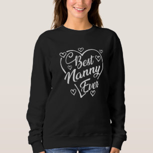 最高のNanny Ever Cuteハートが祖母の母を形作る スウェットシャツ