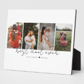 最高のOlums Ever Scriptモダン 4枚の写真コラージギフト フォトプラーク (側面)