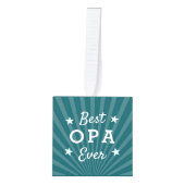 最高のOpa Everの写真 キューブオーナメント (正面)