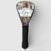 最高のOpa Ever Script Father's Dayフォトコラージュ ゴルフヘッドカバー (正面)