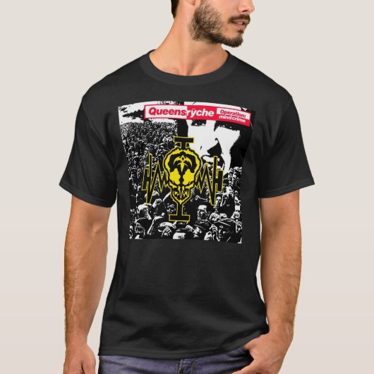 最高のOPERATION MINDCRIME&x27;88クイーンシュミサT-shir Tシャツ (正面)
