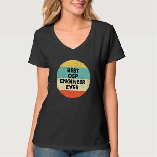 最高のOspエンジニア Tシャツ (正面)