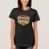 最高のOwen名おもしろいOwen Tシャツ (正面)