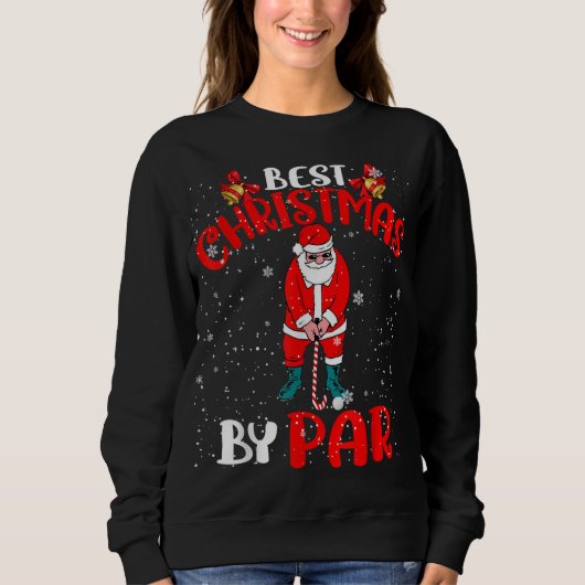 最高のPクリスマスプおもしろいロフス スウェットシャツ (正面)