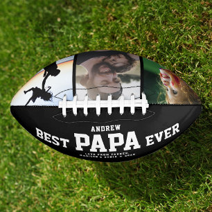 最高のPAPA EVERモダン クール Color Photo Collage アメリカンフットボール