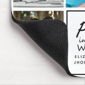 最高のPapa in the World モダンシンプル Photo Collage マウスパッド (コーナー)