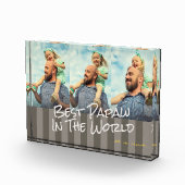 最高のPapaw In The World カスタム Photo Block フォトブロック (右)