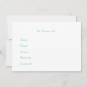 最高のParty 招待状 (裏面)