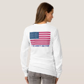 最高のPATRIOTIC – アメリカ製Tシャツ – おもしろい Tシャツ (裏面フル)