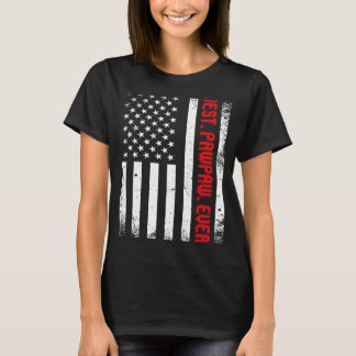 最高のPawpaw Ever US American FlagヴィンテージギフトFa Tシャツ