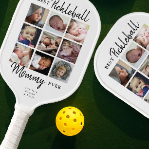 最高のPickleball Mommy Photo Collage ピックルボールラケット