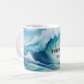 最高のPlace to Be Waterカラービーチマグカップ コーヒーマグカップ (正面左)