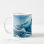 最高のPlace to Be Waterカラービーチマグカップ コーヒーマグカップ (左)