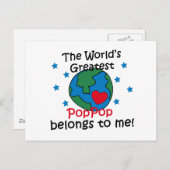 最高のPopPopが自分のもの ポストカード (正面/裏面)