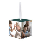 最高のPoppy Ever Photo キューブオーナメント (裏面アングル)