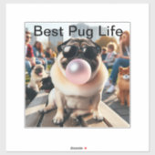 最高のPug Life シール (シート)