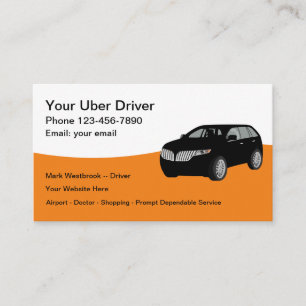 最高のRideHailingServiceTaxy Driver 名刺