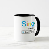 最高のSinger Ever Searchエンジンの結果 マグカップ (正面右)