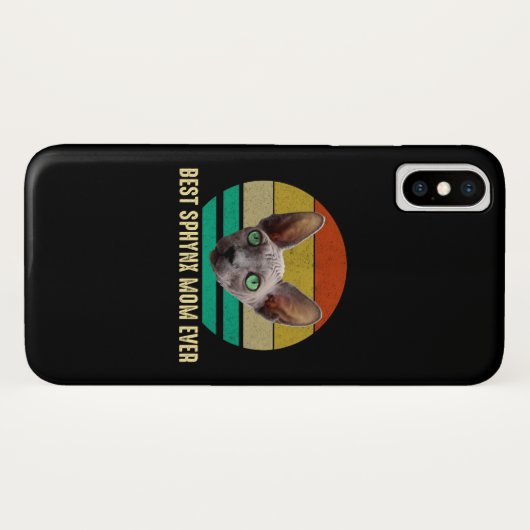 最高のSphynx Mom Case-Mate iPhoneケース (裏面(横))