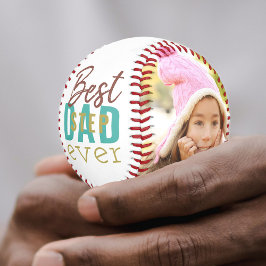 最高のStepdad Everタイポグラフィ2写真カスタム 野球ボール