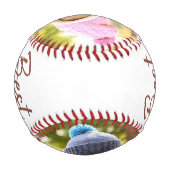 最高のStepdad Everタイポグラフィ2写真カスタム 野球ボール (裏面)