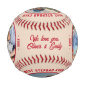 最高のStepdad Ever 4写真お父さんの日 野球ボール (正面)