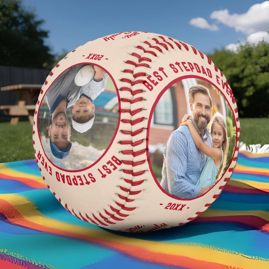 最高のStepdad Ever 4写真お父さんの日 野球ボール